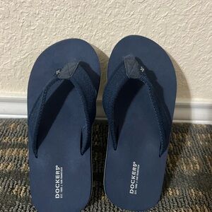 Dockers Dark Blue Casual Flip Flops